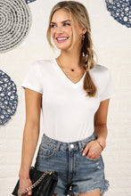 Load image into Gallery viewer, Days Go By V-neck Short Sleeve Bodysuit, Free Shipping
