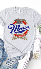 Load image into Gallery viewer, Retro Merica Eagle Patriotic Graphic Tee
