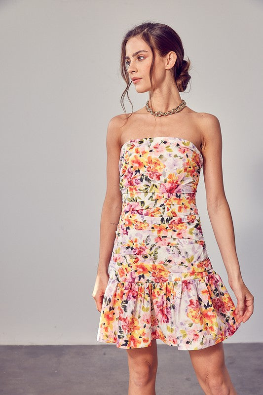 Thriving All Night Flower Print Dress, Free Shipping