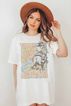 Load image into Gallery viewer, Long Live Cowboys Graphic Tee, Free Shipping
