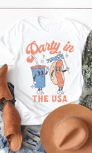 Load image into Gallery viewer, Vintage Party in USA PLUS Graphic Tee, Free Shipping
