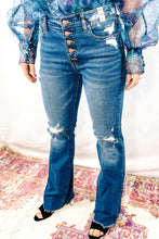 Load image into Gallery viewer, Bexley High Waisted Distressed Bootcut Jeans - FREE shipping
