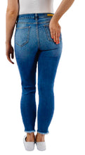 Load image into Gallery viewer, back of women&#39;s ripped skinny jeans high waisted women&#39;s jeans
