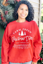 Load image into Gallery viewer, Farm Fresh Christmas Trees Crew Neck
