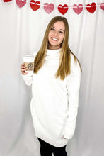 Load image into Gallery viewer, Briar Ivory Knit Sweater Dress
