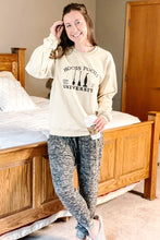 Load image into Gallery viewer, Halloween graphic crewneck with grey joggers
