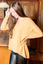 Load image into Gallery viewer, hi-low long sleeve lightweight sweater
